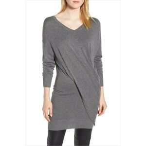 Trouve Twisted Asymmetrical Sweater NWT Office